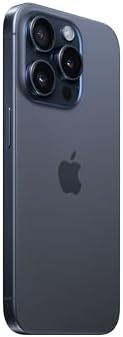 Apple iPhone (Renewed Premium) 15 Pro, 512GB, Blue Titanium - Unlocked