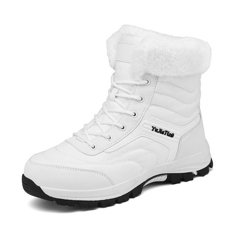 TUINANLE 25 Year Women's Autumn and Winter Warm Cotton Shoes Snow Boots Winter Ankle Boots Anti Slip Short Boots