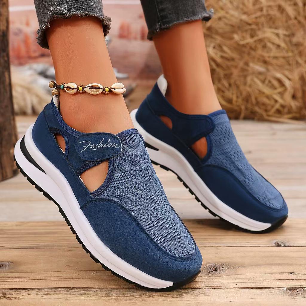 Spring Summer Women's Casual Platform Sneakers Lightweight Non Slip Sports Shoes for Women 2026 Mesh Breathable Vulcanized Shoes