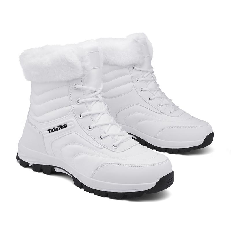 TUINANLE 25 Year Women's Autumn and Winter Warm Cotton Shoes Snow Boots Winter Ankle Boots Anti Slip Short Boots