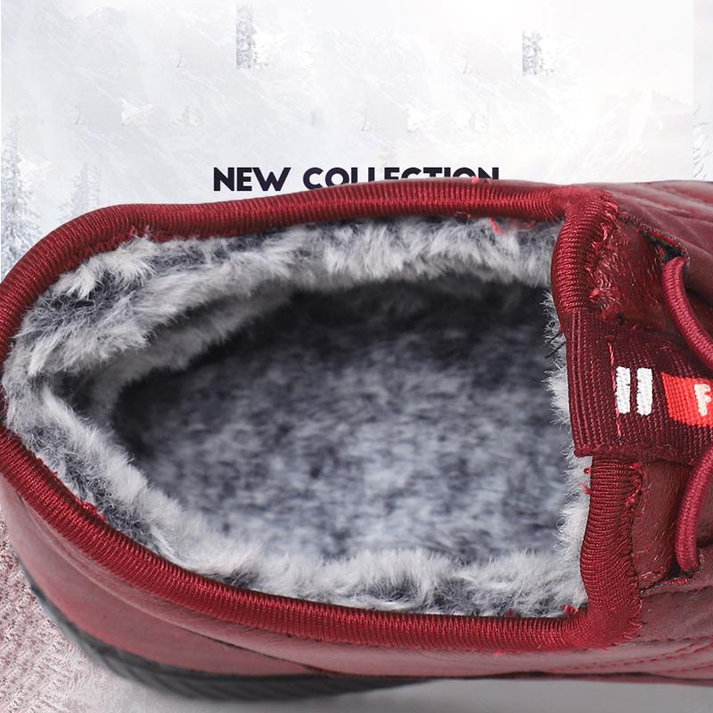 Order A Size Up Autumn and Winter Women Thick Warm Sports Shoes Non-slip Shock Absorption Lightweight High-top Sneakers