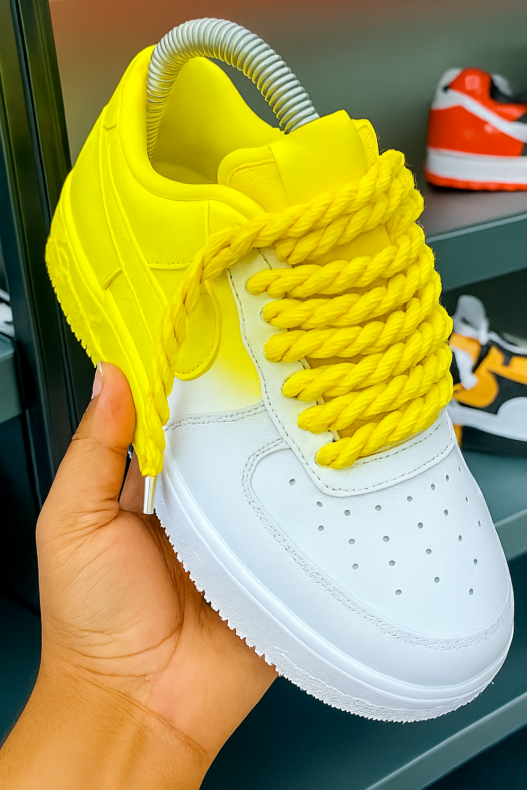 Bold Rope-Laced Sneakers – Stand Out in Style