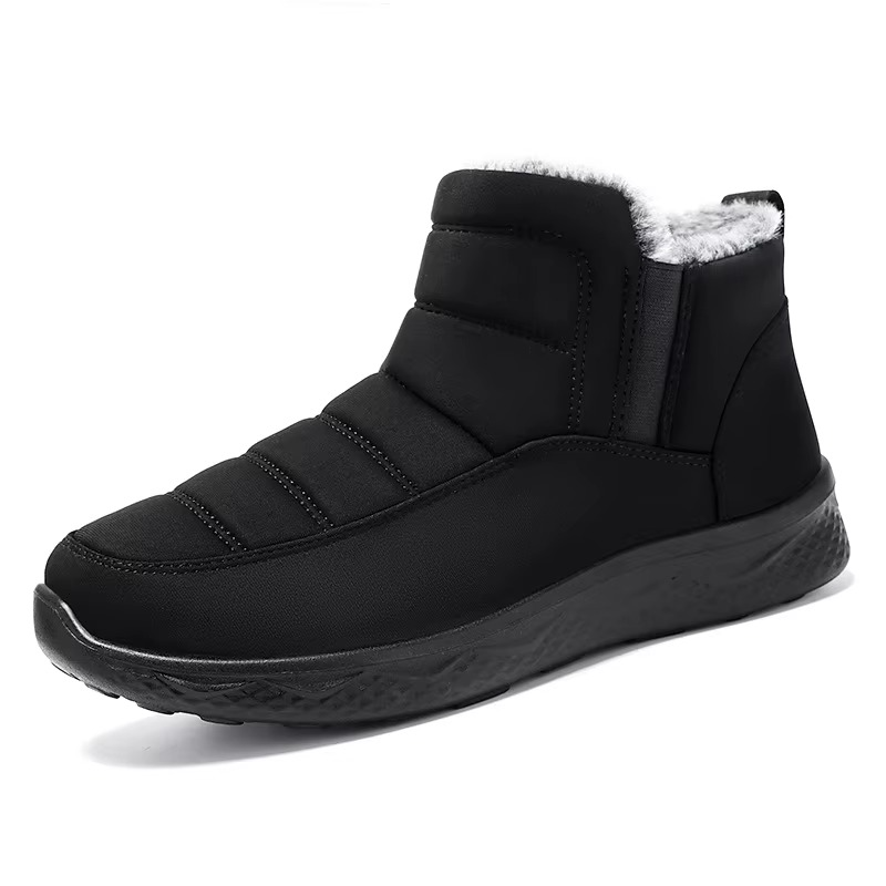 Women's Boots 2025 Trend Winter Shoes For Woman Winter Boots Ankle Low Heels Botas Mujer Waterproof Snow Boots With Fur Shoes