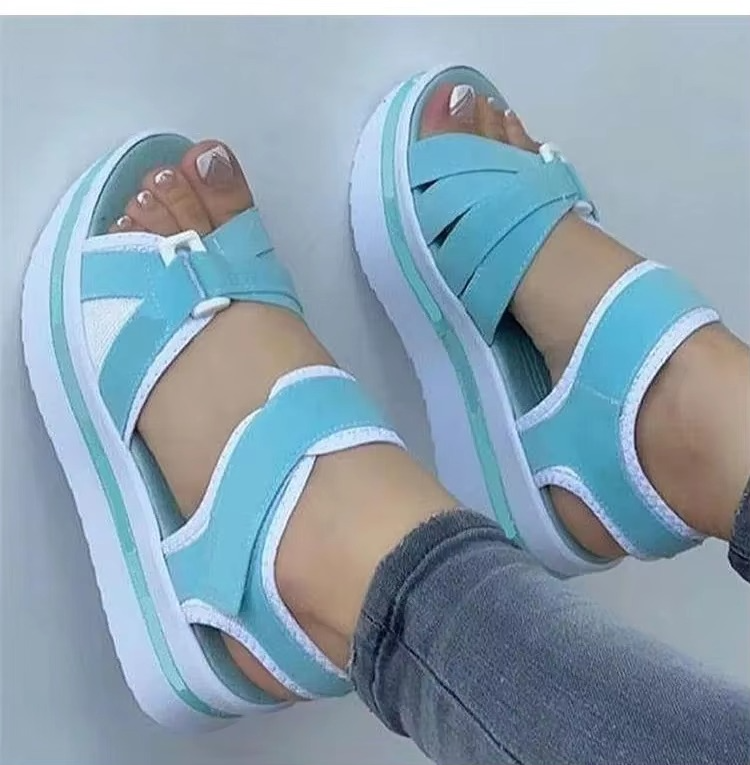 New Woman Fashion Casual Sandals Heeled Shoes Female Footwear Wedges Shoes