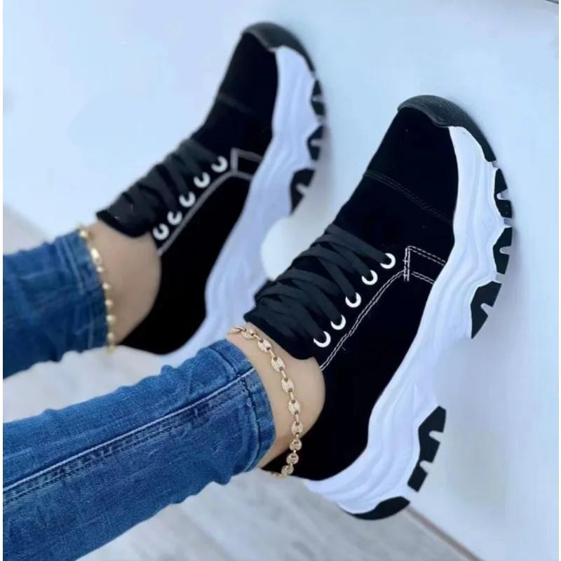 Sneakers Women Shoes New Pattern Canvas Shoe Casual Women Sport Shoes Flat Lace-Up Adult Zapatillas Mujer Chaussure Femme