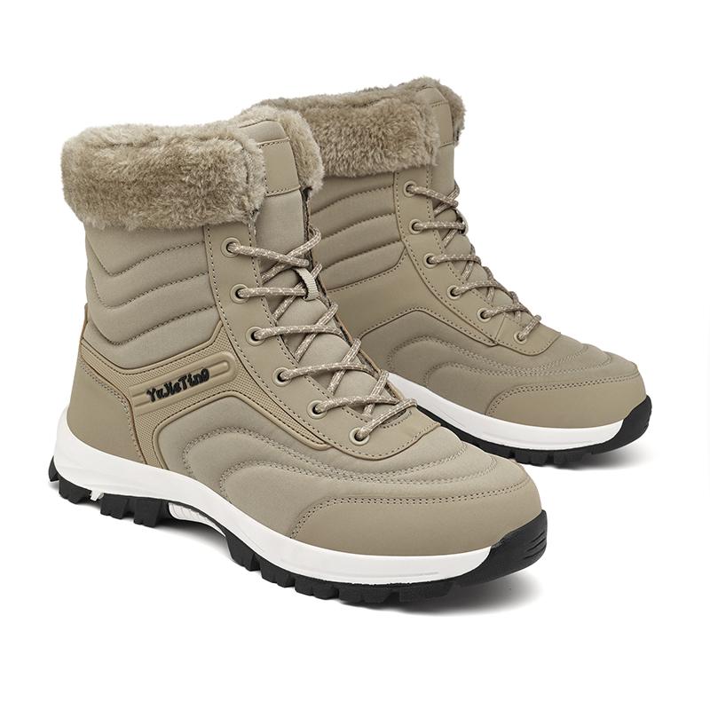 TUINANLE 25 Year Women's Autumn and Winter Warm Cotton Shoes Snow Boots Winter Ankle Boots Anti Slip Short Boots